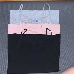 3 piece set- Regular/Basic Tank tops